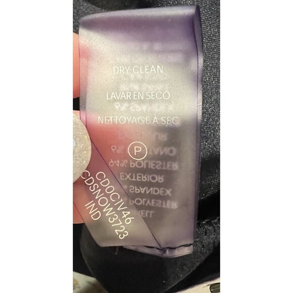 NWT Calvin Klein Belt Sleeveless Blue V-Neck Midi Dress with Side Buttons Size 6 - Picture 9 of 9